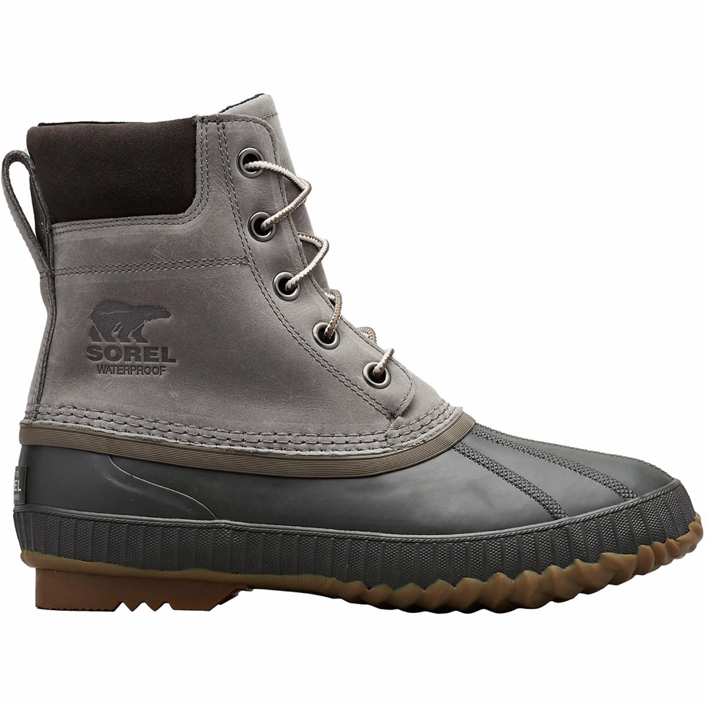 Sorel Gray And Brown Waterproof Lace-Up Men's Rain & Snow Boot